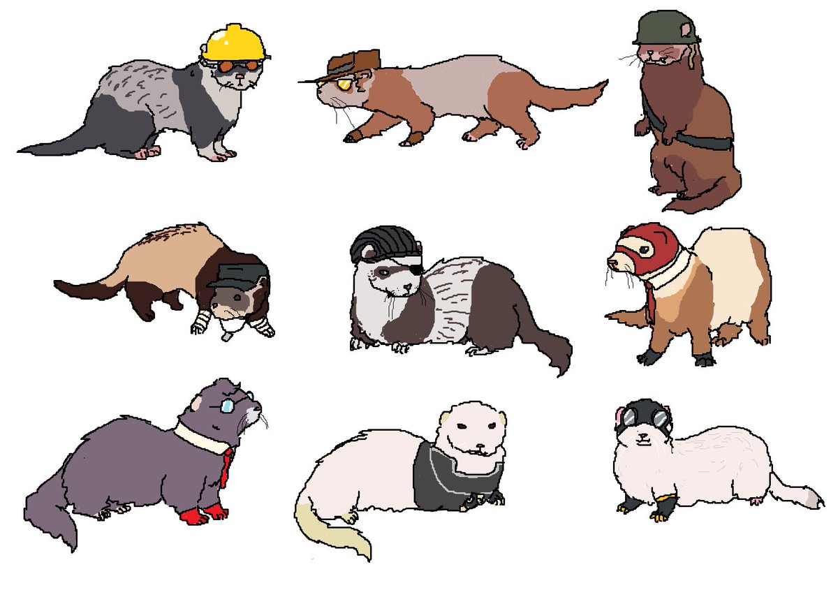 KatsaVamp's tweet image. Team ferretress 2