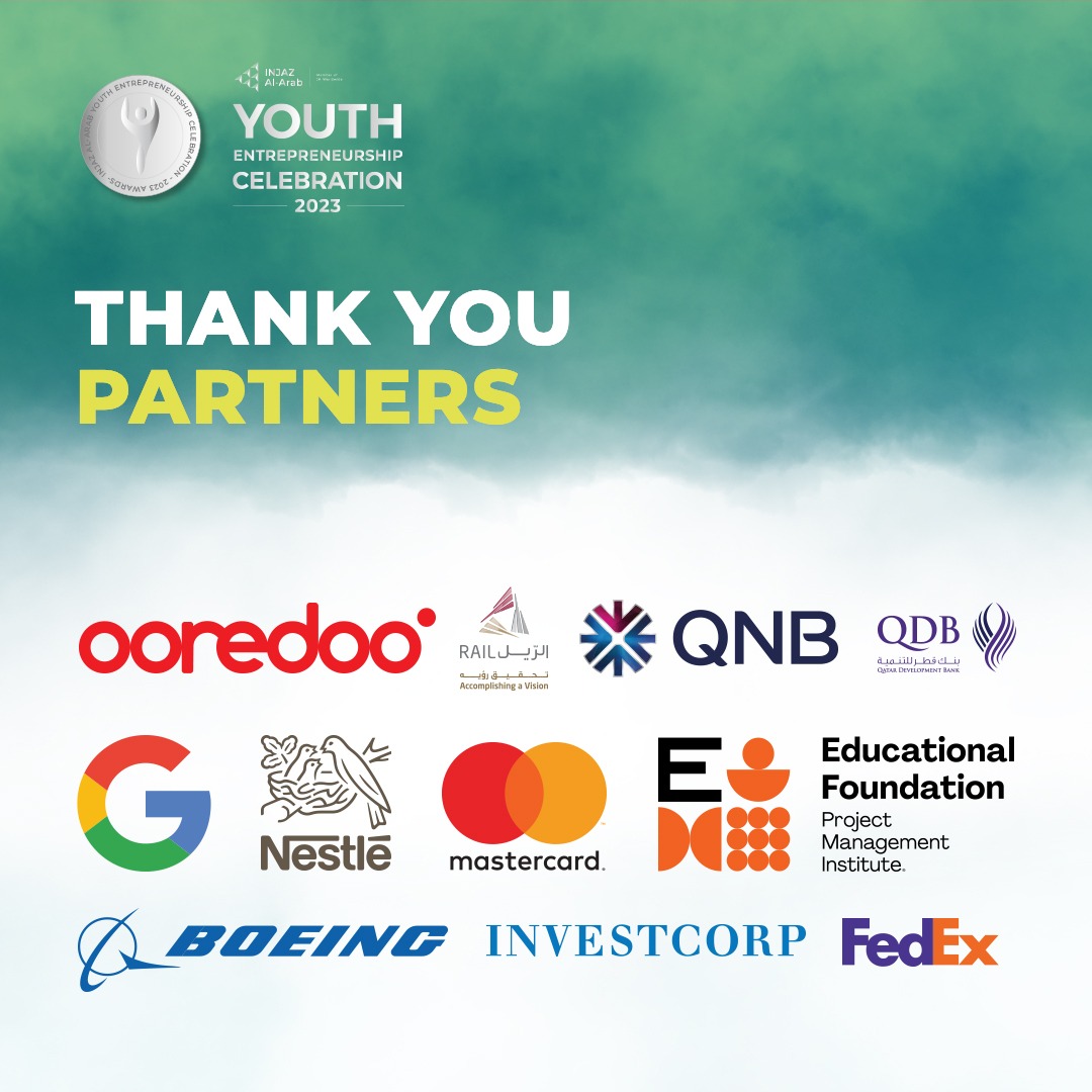 Having esteemed partners like @qatarrail @QNBGroup @ooredooqatar @nestleme @investcorp @fedex @boeing @mastercard to support our YEC students in developing their innovations is a real source of pride. Thank you partners for bringing YEC’23 to life! #YECINJAZ #BelieveinINJAZ