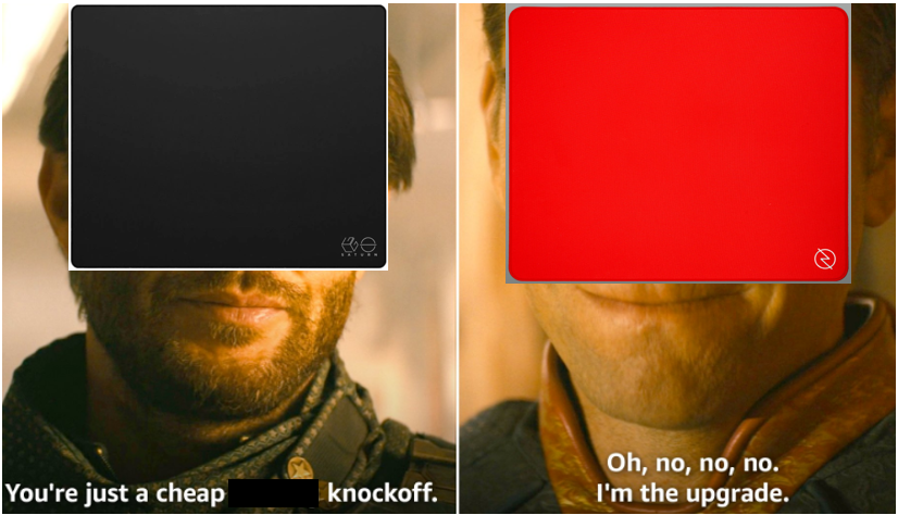 [ZQGG ZP1 리뷰]
템퍼스트 스토어에서 수입한 또 다른 중국제 기어 브랜드 패드입니다.  받을 때 설명으로는 LGG 새턴과 비슷한 '새턴 라이크'를 표방한 패드이나. 오리지널 LGG Saturn패드와 며칠 간 번갈아 써본 결과 마치  '더 보이즈'의 솔저보이와 홈랜더를 연상케합니다. 

 구형 오리지널 새턴