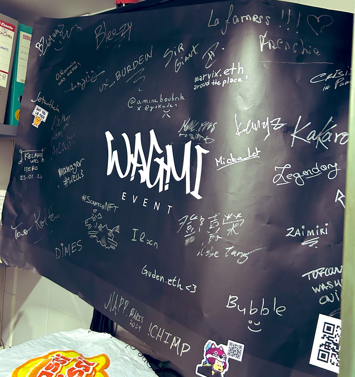 Gm ☕️

Literally my best web3 memories 💯

Surprised by the success of this evening and all amazing people I was able to connect with, it was INCREDIBLE!! 

@wagmievent just getting started! 💫

See you to night for the <a href="/well3official/">WELL3</a> party 🤌