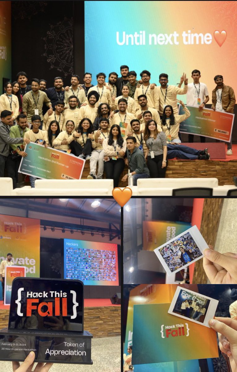 SakshiHardwani's tweet image. I have no words to express the heartfelt gratitude I have, that I got to be a part of @hackthisfall 2024🧡!
#HackThisFall 2024 gave me a memory I will forever cherish! 

#HackThisFall #Community #Memories