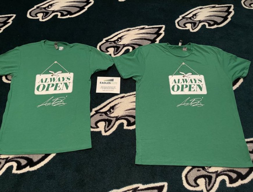 I know what shirt I’m wearing today  #FlyEaglesFly #AlwaysOpen