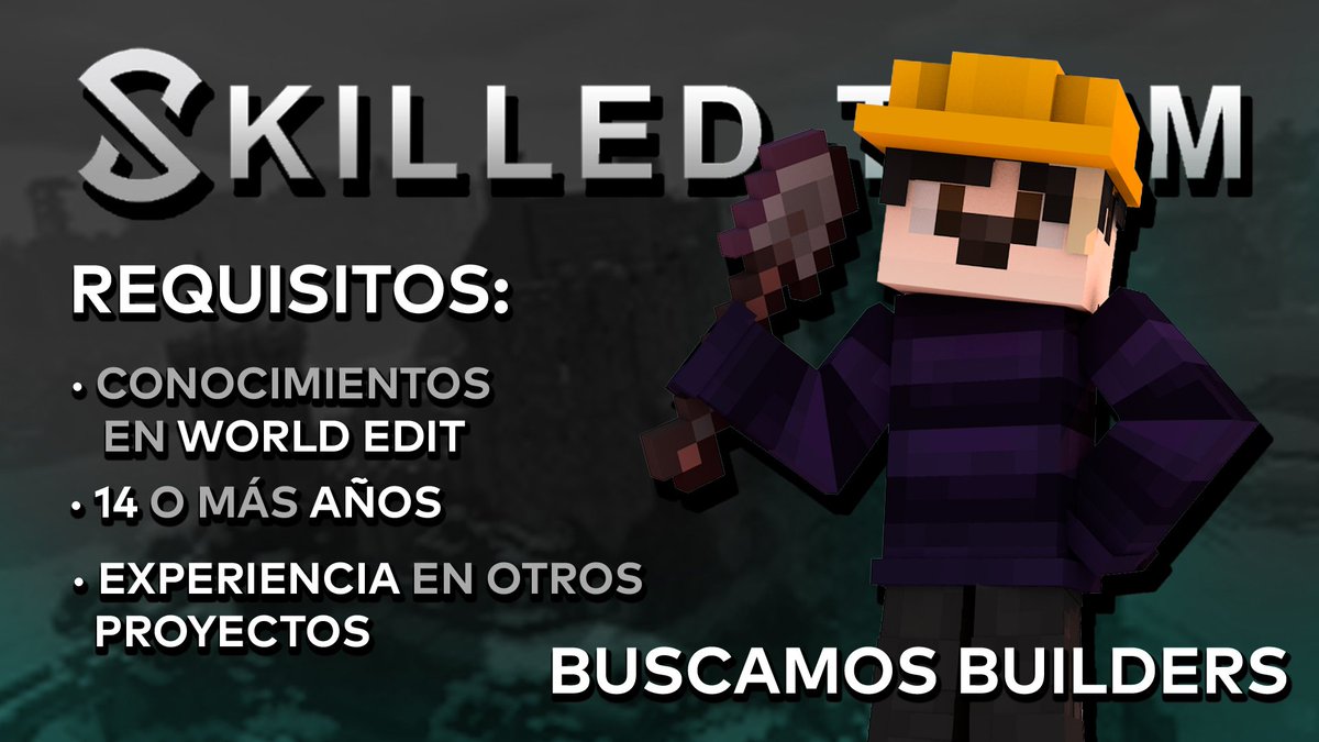 🔍 BUSCAMOS NUEVOS TRABAJADORES 🔍

⚡️ Te gustaría trabajar con nosotros en nuestro equipo? 

🩶 Cumple con los requisitos y envíanos un Ticket a través de nuestro servidor de Discord!

discord.gg/WJtZfumc