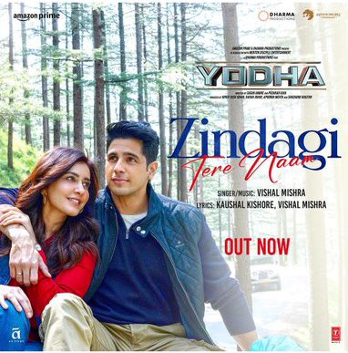 #ZindagiTereNaam from #Yodha is a SOULFUL romantic track with Stunning cinematography. It will become a HUGE CHARTBUSTER in coming days. The chemistry of #SidharthMalhotra and #RaashiiKhanna is looking AMAZING. From the Teaser to the Song everything is looking promising. 👌👌