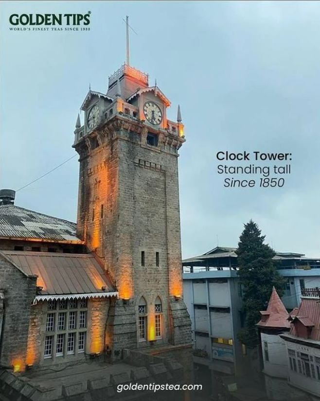GoldenTipsTea's tweet photo. Standing tall like a Phoenix near the main promenade of Darjeeling, the "Clock Tower" is an iconic heritage structure which has been privy to many historic events of the town over the last 10 decades...!!! #clocktower #keventers #darjeeling #goldentips https://t.co/d2TDk24LqF