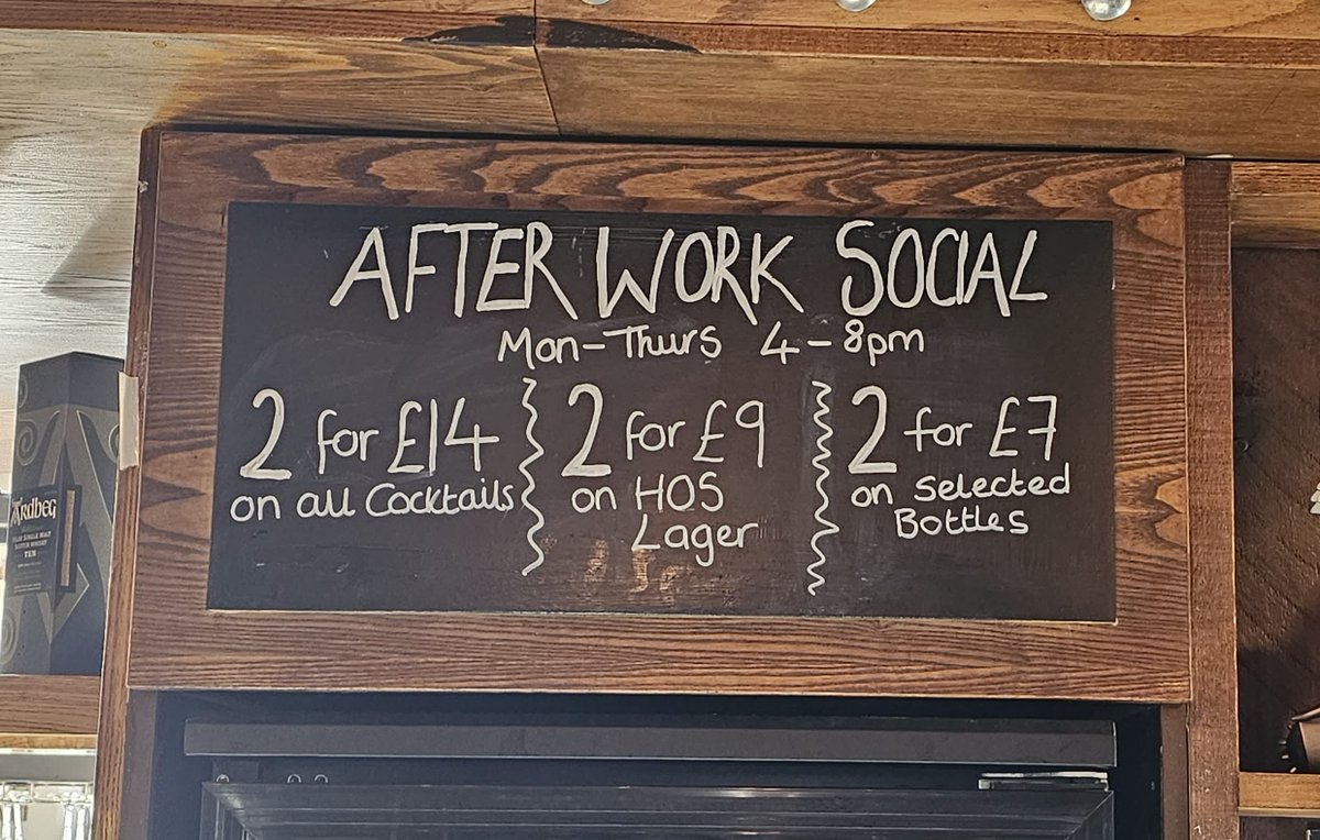 HOS_Liverpool's tweet image. HOS Liverpool after work social offers last from 4pm till 8pm Monday to Thursday!!