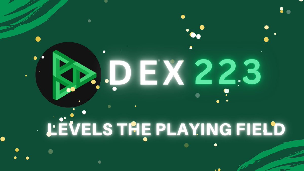 Carolina_ALTs's tweet photo. Are you Ready to level up your Trading with #DEX223 🤝🏻
Trade ERC-223 tokens seamlessly where we can enjoy a smooth and secure trading experience 🤟🏻
Dexaran, #TheManBehindTheCode, is on the mission. Be Ready for it 🚀
#D223 #Dex223 #ERC223
#TheManBehindTheCode https://t.co/lo3D193gfm