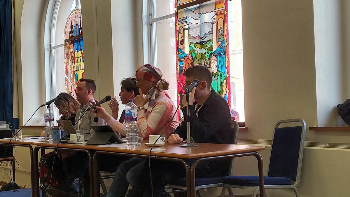 Such a good panel at first session of #TradeUnionsforTransRights today big thanks to Dr Luke Fletcher and Patrik Hermansson @charilaou_alex and @CookieBaloo