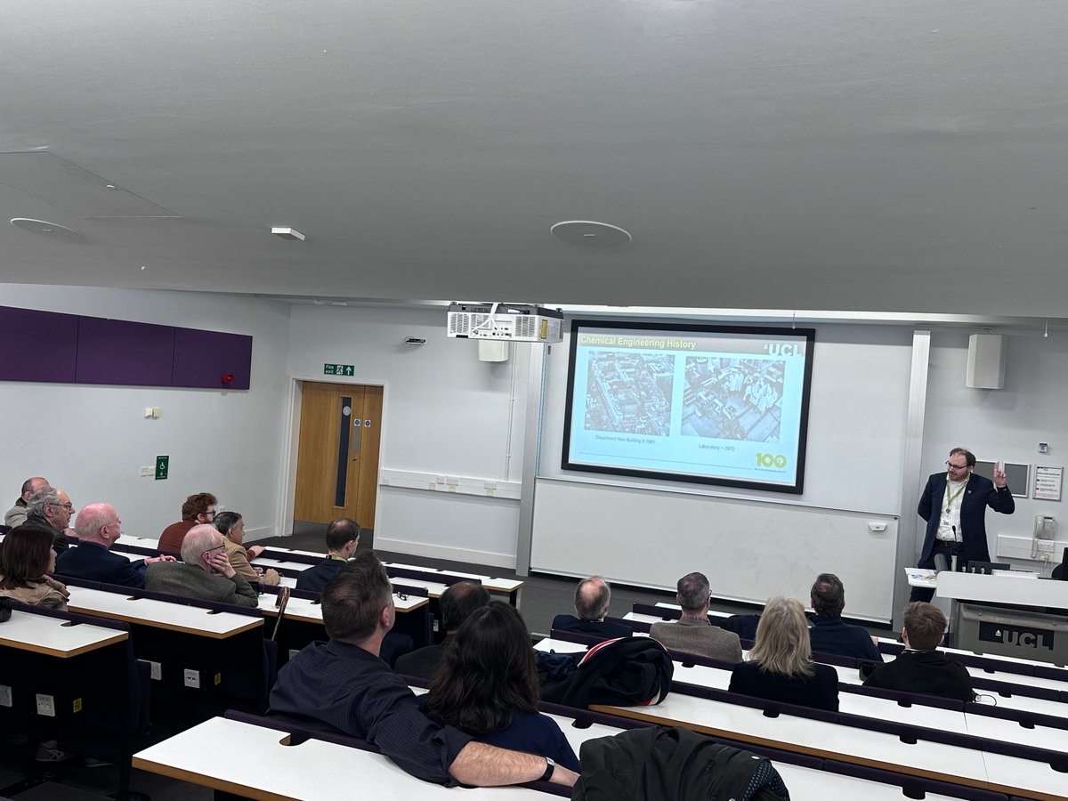 We are delighted to welcome back so many <a href="/uclchemeng/">UCL Chemical Engineering</a> alumni to our Department for today's #AlumniCentenaryEvent! Take a look at snapshots from this morning's talks and tours! 📷 #UCLChemicalEngineeringSince1923 🎉🔬