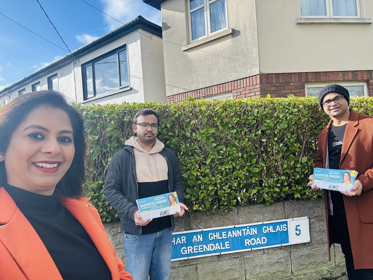 Lovely canvassing in this sunny weather in Raheny & Kilbarrack. Great response on doors. Incase, if I have missed you. Please feel free to reach out to me at supriyasinghfg@gmail.com #LocalElections2024 #Raheny #Kilbarrack #YourVoteMatters #SupportLocalCandidates @DBNFineGael