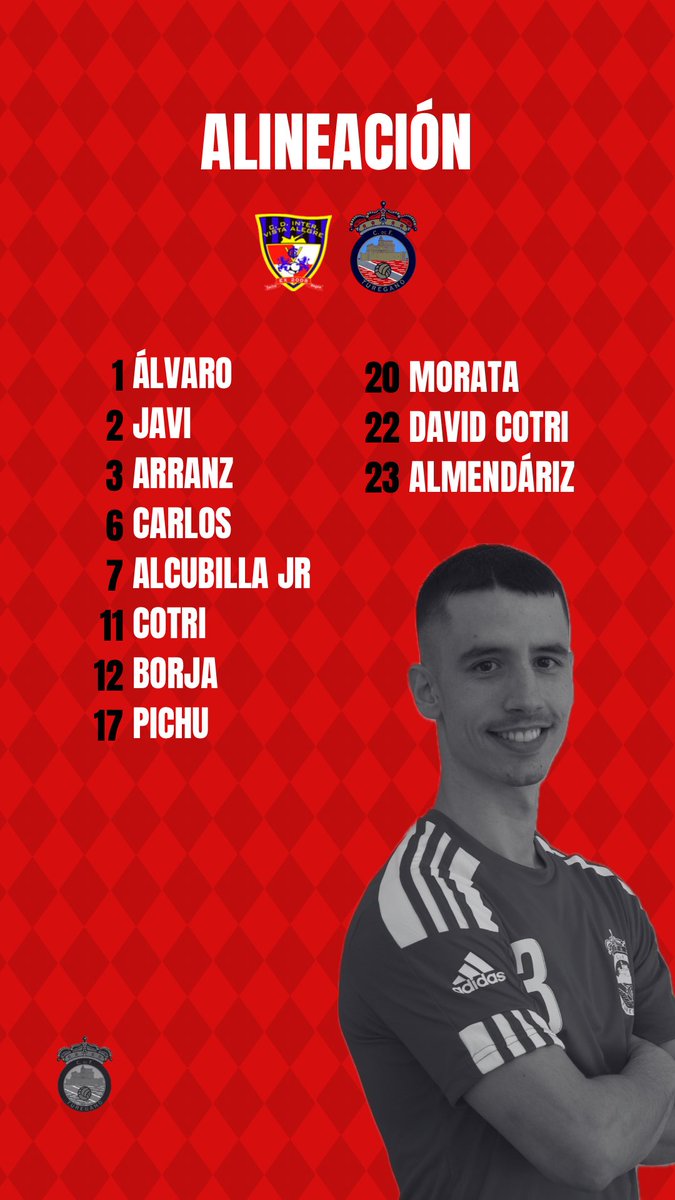 Este es el 11 con el que saltaremos al campo frente a <a href="/CDInterVA/">Inter Vista Alegre</a>