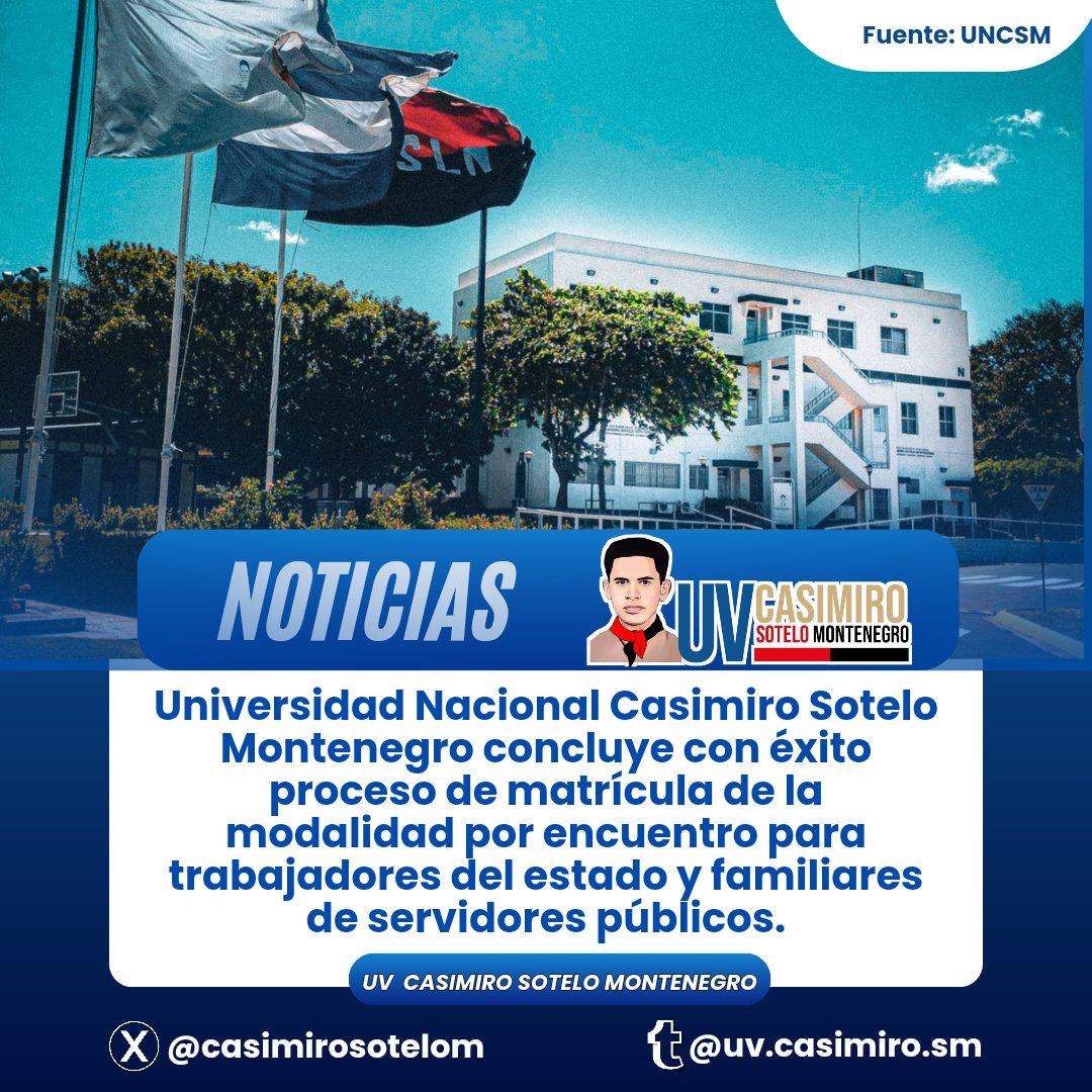 #Nicaragua Exitoso cierre de matricula 2024 en la modalidad por encuentro para trabajadores del estado y familiares de servidores públicos.
#4519LaPatriaLaRevolución
#SomosUNCSM #SomosUNAN