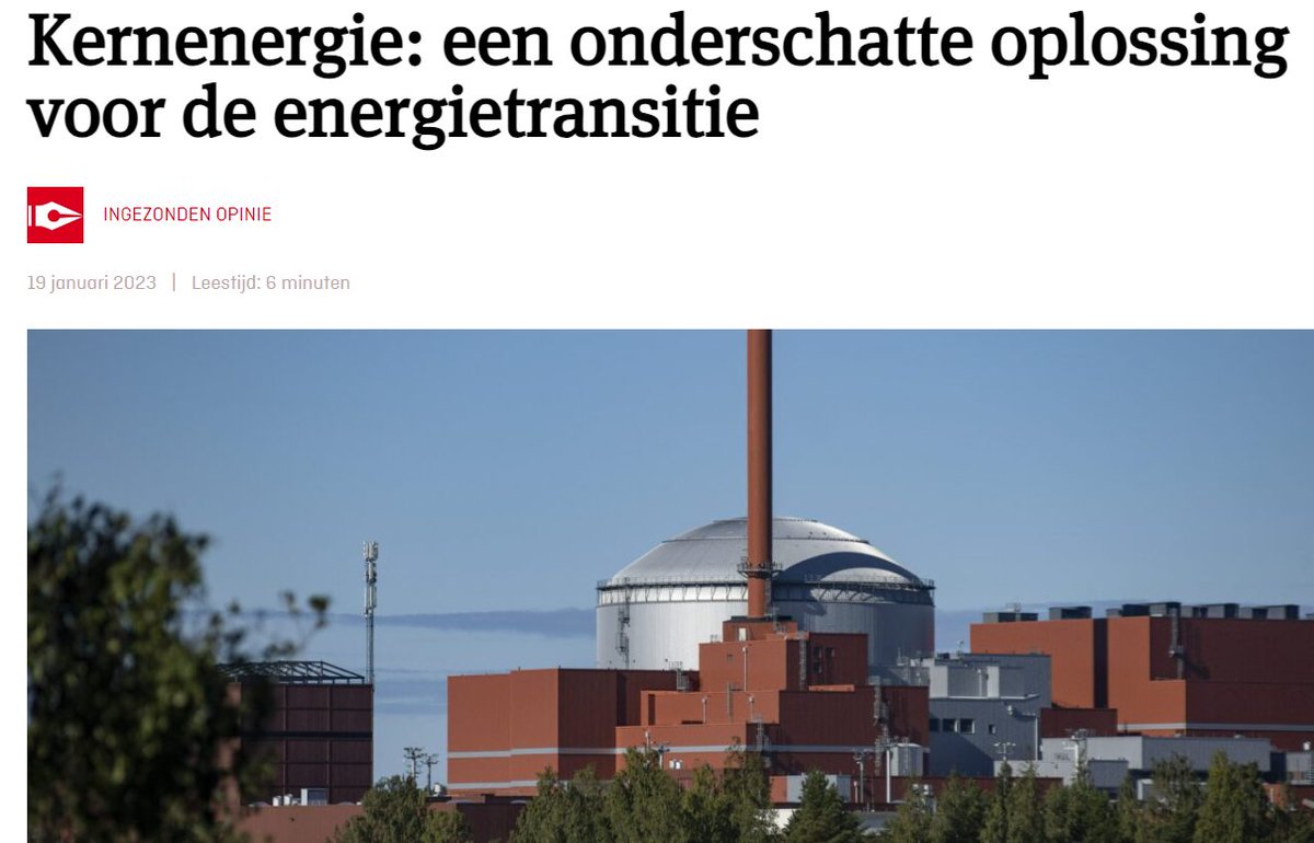 fmeeus1's tweet photo. De huidige Groene Energie Transitie richting zonnepanelen en vogel-gehaktmolens is slecht vr mens en dier en vervuild het milieu voor onze kinderen en kleinkinderen. Is bovendien peperduur en economische zelfmoord. Er is een oplossing : kernenergie, bovendien "klimaat-neutraal". Stop het groene gezeik en bouw die centrales NU.
https://t.co/VuCV8yaSVJ via @ewmagazinenl