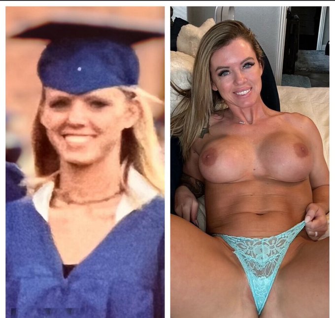 Lil flashback for you!   Highschool to Hotwife 😜 https://t.co/aW155y7d2D