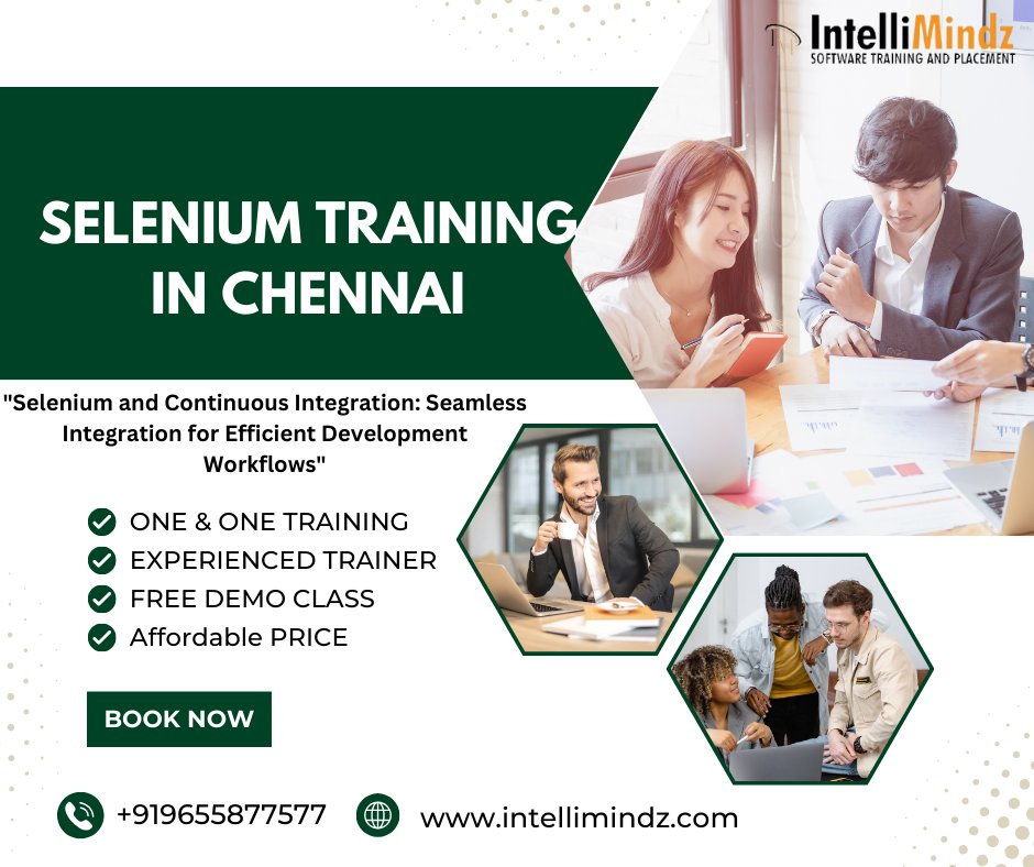 intellimindz_in's tweet image. "Unlock the power of automation with our comprehensive Selenium training! 🚀 Join us to learn how to automate web testing efficiently and boost your software development skills.
📲 bit.ly/3lfUQDP
#SeleniumTraining #AutomationSkills #SoftwareTesting #WebAutomation