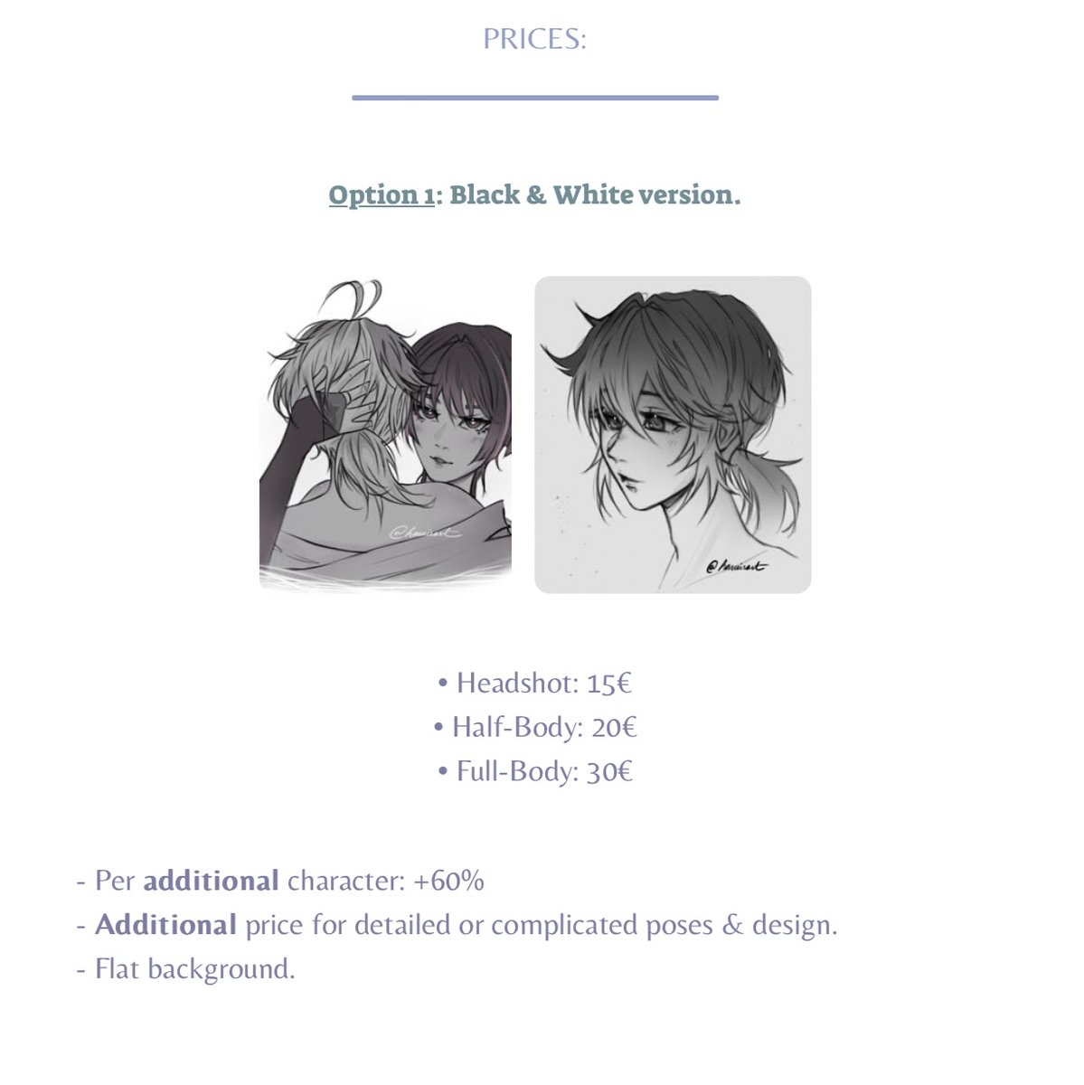 haruisart's tweet image. Hi! ‹3

I'm finally opening c0.mmiss.i0ns for the first time. If you are interested, please check my carrd below for ToS &amp;amp; more info! Tysm ♡

[RTs appreciated✨]