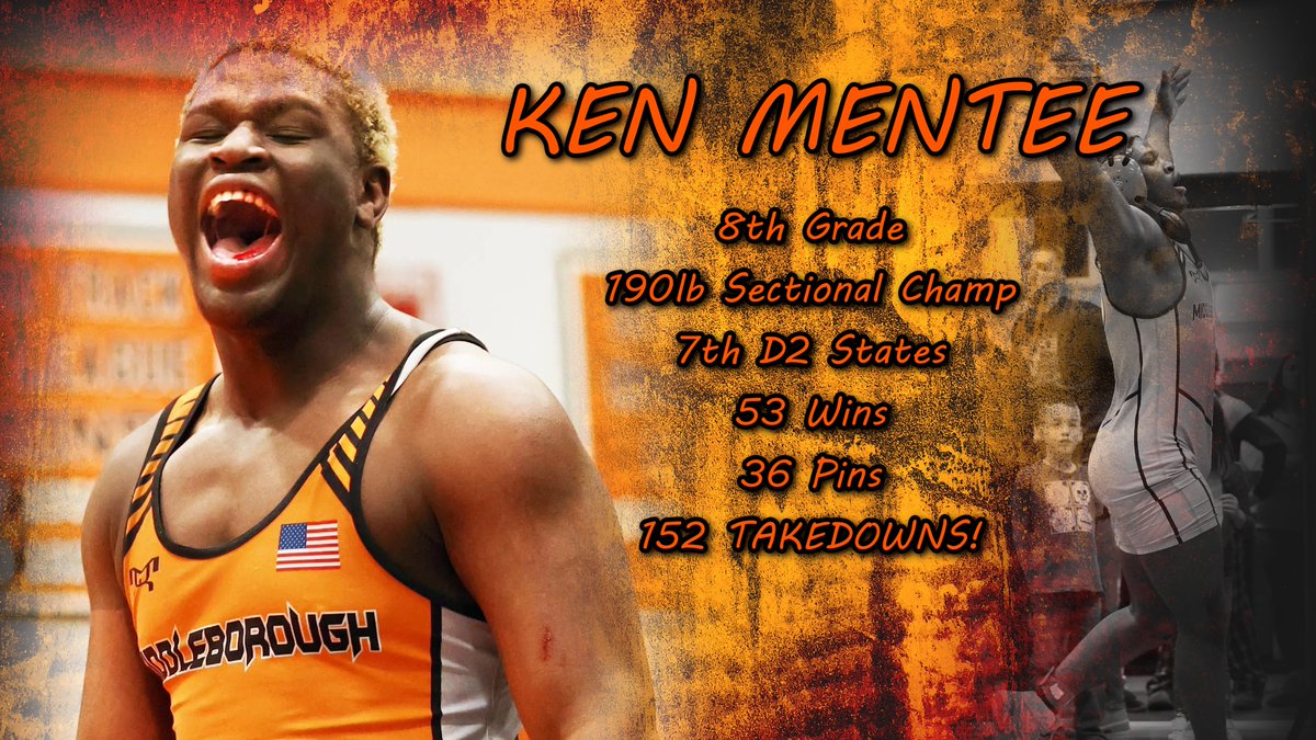 Middleborough Wrestling (@mborowrestling) on Twitter photo Ken Mentee ends his season with 53 wins and is the 1st eighth grader to win high school sectionals for Middleboro. Impressive year for the 13 year old. <a href="/JTNicholsMS/">J.T. Nichols MS</a> <a href="/MiddleboroAD/">MIDDLEBOROUGH ATHLETICS</a> <a href="/aj_traub/">AJ</a> <a href="/Jason_Snow_/">Jason Snow</a> Ken Mentee ends his season with 53 wins and is the 1st eighth grader to win high school sectionals for Middleboro. Impressive year for the 13 year old. <a href="/JTNicholsMS/">J.T. Nichols MS</a> <a href="/MiddleboroAD/">MIDDLEBOROUGH ATHLETICS</a> <a href="/aj_traub/">AJ</a> <a href="/Jason_Snow_/">Jason Snow</a>