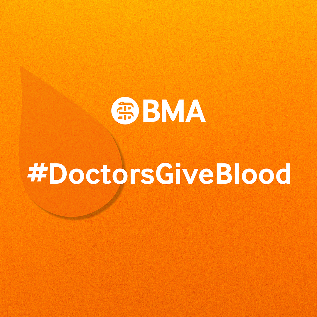 Junior doctors in England, don't forget that during this week's strike action, we're asking you to help out with blood shortages by donating blood if you are able to do so. Find your nearest donation centre and share your photos 📷 to #DoctorsGiveBlood my.blood.co.uk/your-account/w…