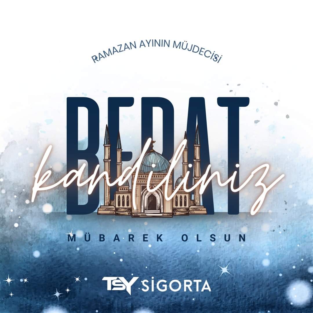 Ramazan ayının müjdecisi #BeratKandili nizi kutlar, bu mübarek günün başta ülkemiz olmak üzere tüm dünyaya barış, kardeşlik, birlik ve huzur getirmesini temenni ederiz.
.
.
#Kandil
#TSYSigorta