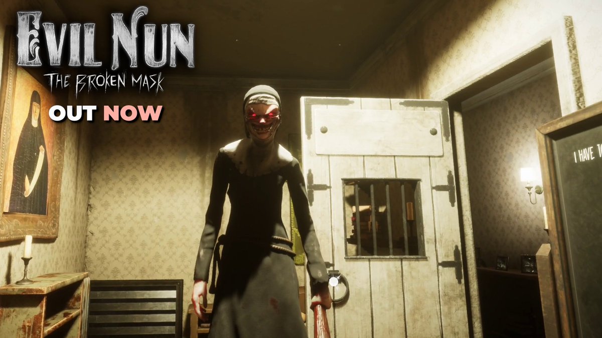 Feardemic (@feardemic) on Twitter photo Are you winning, child? 👀🚪 #ScreenshotSaturday
Get Evil Nun: The Broken Mask on #PlayStation, #Xbox, #NintendoSwitch and PC now!
<a href="/KepleriansTeam/">Keplerians</a> #evilnun #sistermadeline #horror #indiegame #indiedev #switch #pcgaming #ps4 #ps5 Are you winning, child? 👀🚪 #ScreenshotSaturday
Get Evil Nun: The Broken Mask on #PlayStation, #Xbox, #NintendoSwitch and PC now!
<a href="/KepleriansTeam/">Keplerians</a> #evilnun #sistermadeline #horror #indiegame #indiedev #switch #pcgaming #ps4 #ps5