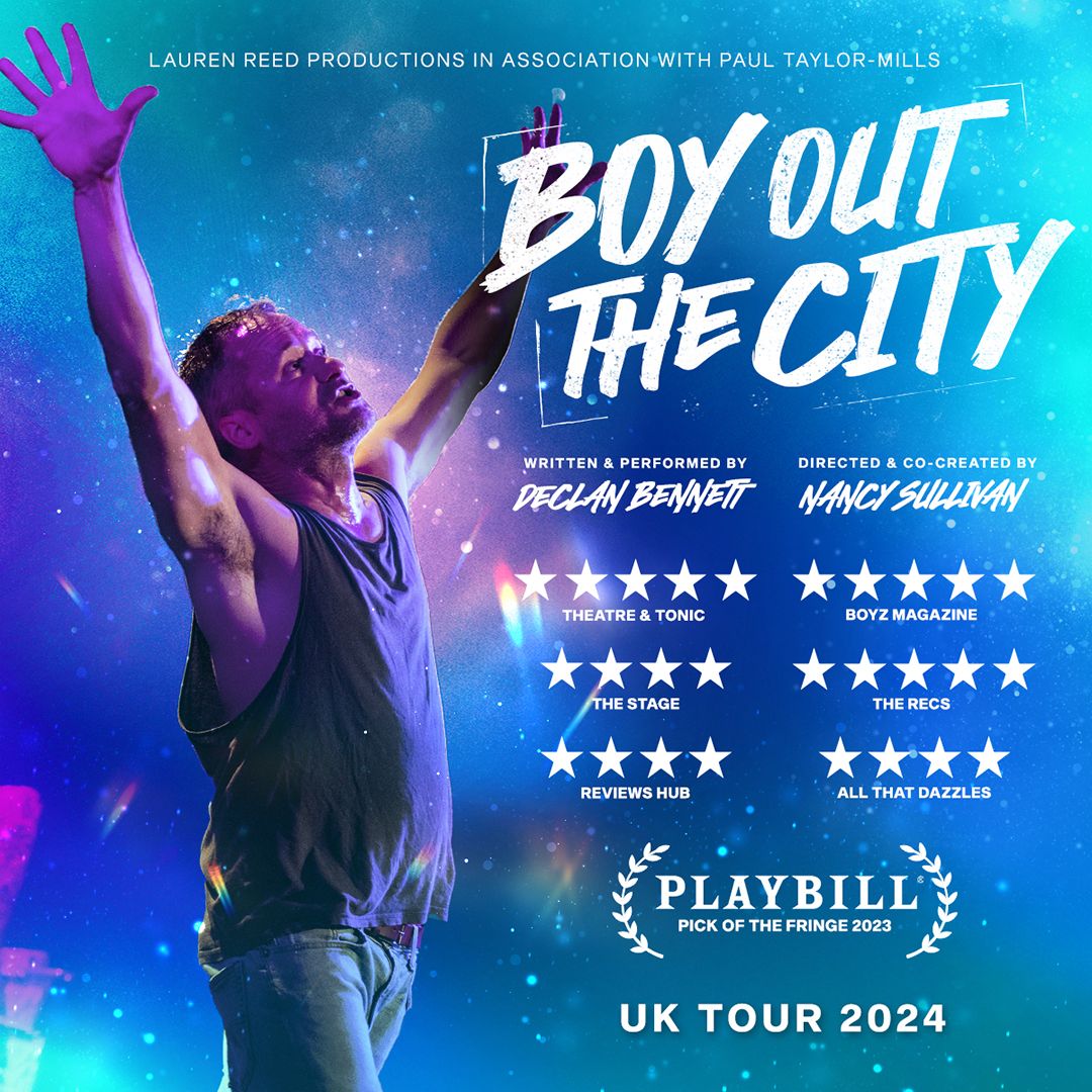 Coventry's own Declan Bennett brings his acclaimed, autobiographical show @BoyOutTheCity back to his hometown! 💙 From Point Break popstar to EastEnders' bad boy & Belgrade Youth Theatre alumni @thisainttherapy boasts an incredible career. 25 - 28 Mar 🎟️ buff.ly/4bMWF0j