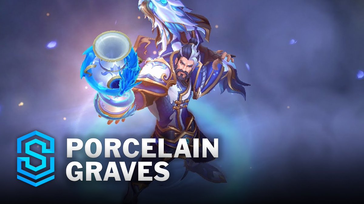 WANT A FREE LEAGUE SKIN? WANT TO ABUSE GRAVES? WIN Porcelain Graves + Chroma skin RT + FOLLOW TO ENTER #LPP WILL DM winners (around 20 to giveaway)