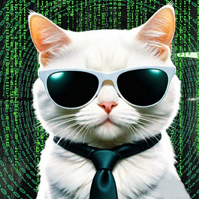keredeloc's tweet photo. @catturd2 Morning Cat 👊😎 #Catrix https://t.co/je8VGna2Rb