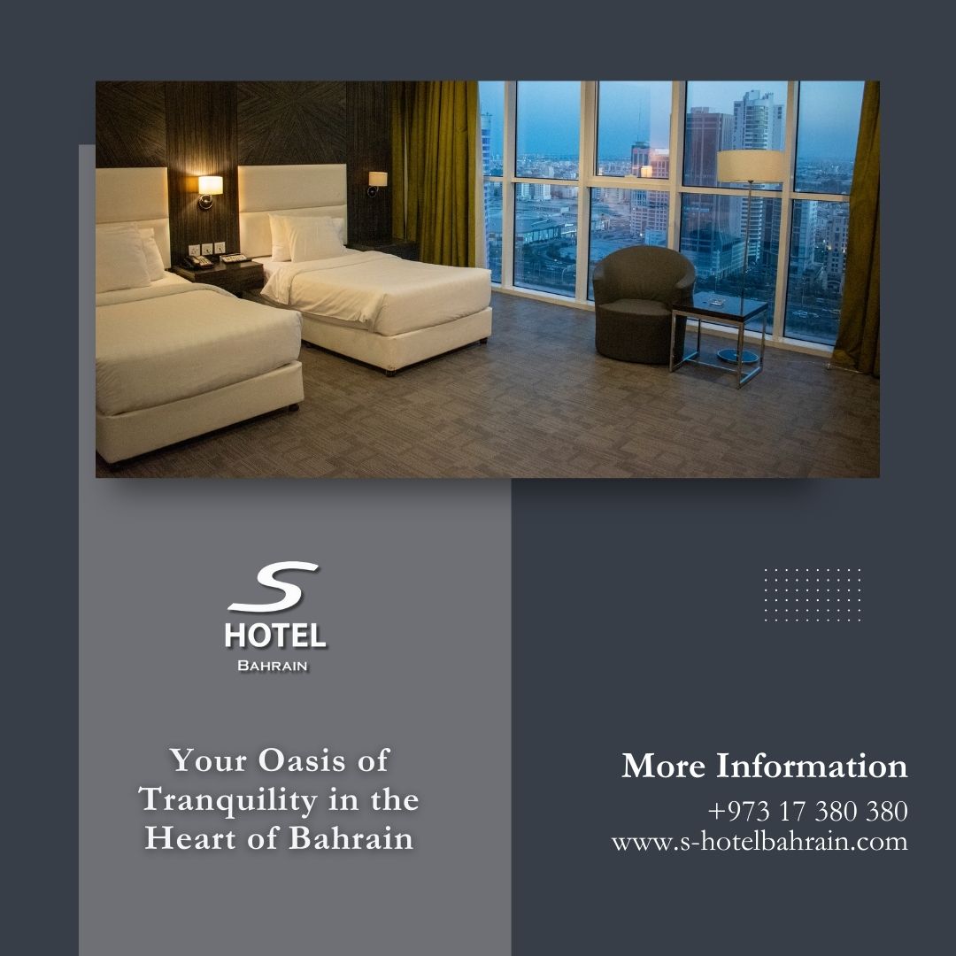 Unveil the Essence of Luxury at S Hotel Bahrain. #LuxuryLiving #SHotelBahrain