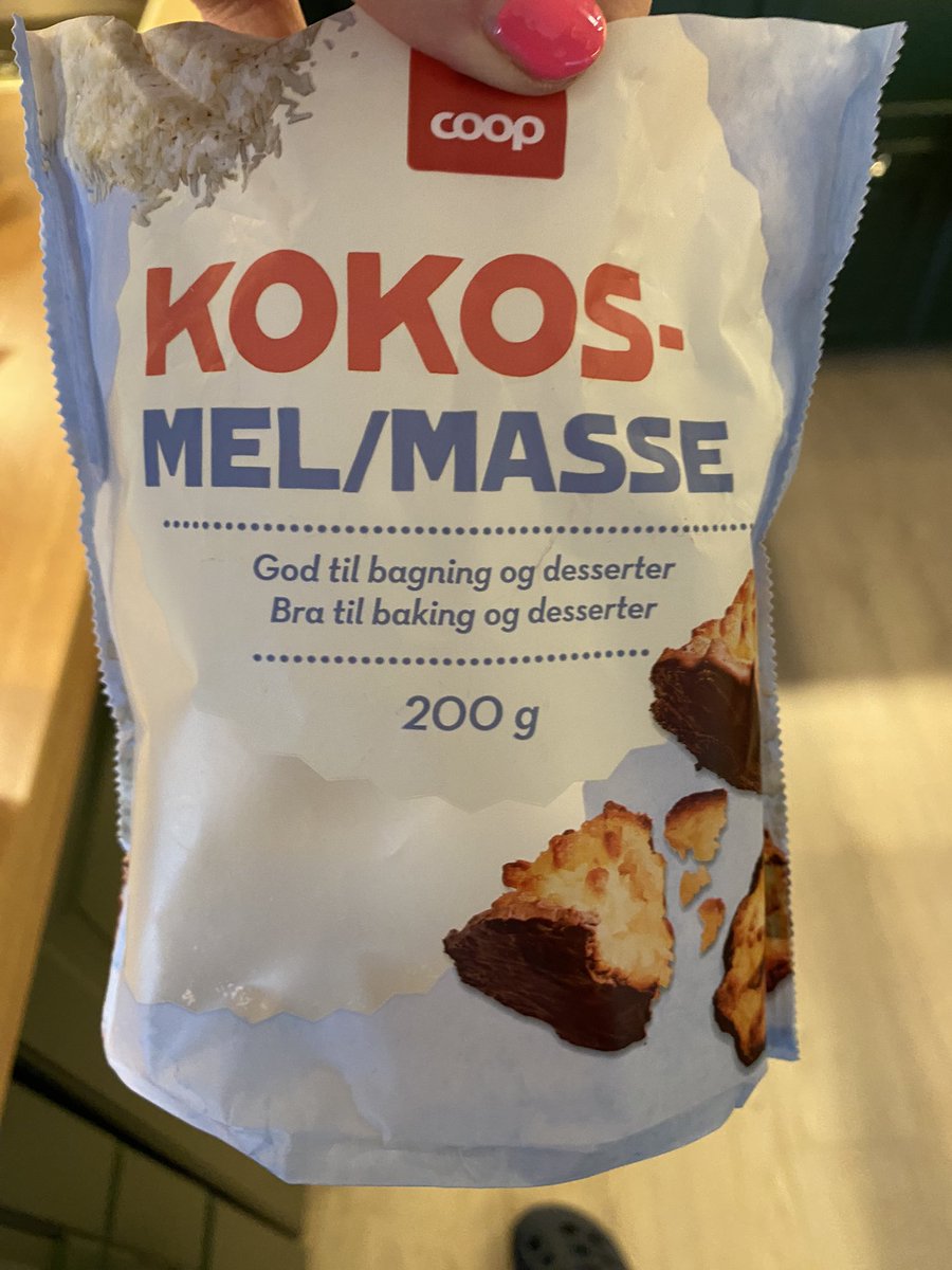 AFnugg's tweet image. Hei, @CoopNorway !

I denne posen med 200 g kokosmasse er det kun 136 g. 

Svindel