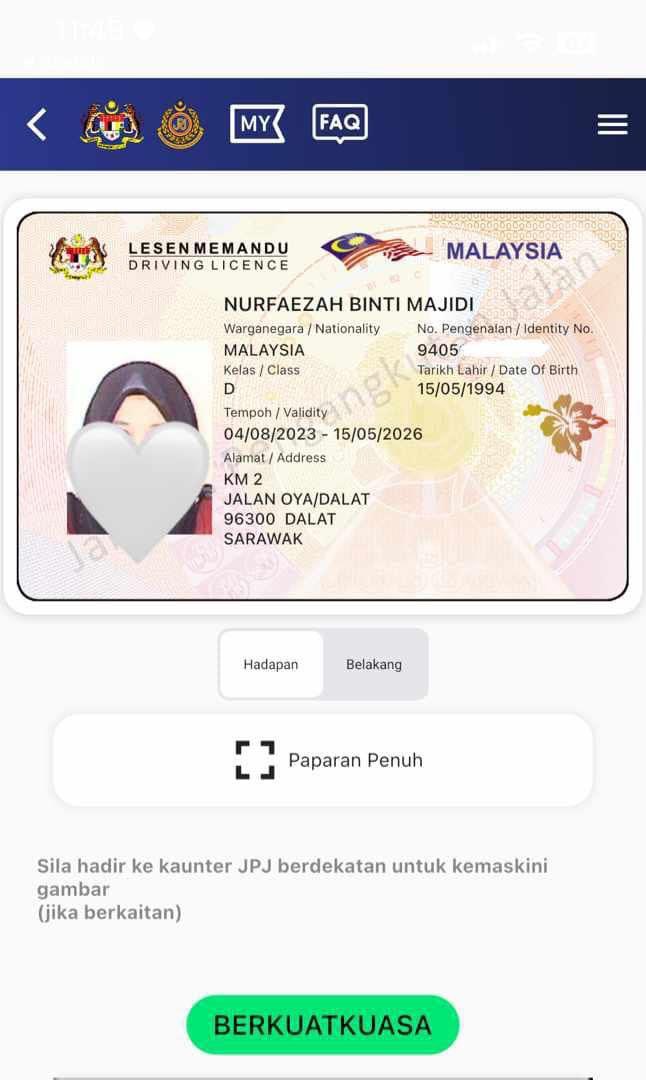 JalanCutiSantai's tweet photo. Finally, setelah 3 bulan terabai😂 renew online jer skrgg gais😂

1. Masok je web;  
jpj 

2. Login pakai ic and passwrd yg korg dh register kt apps MYJPJ 

3. Pergi ke Lesen Memandu

4. Pergi ke Pembaharuan Lesen Memandu https://t.co/C46rVHRQKY