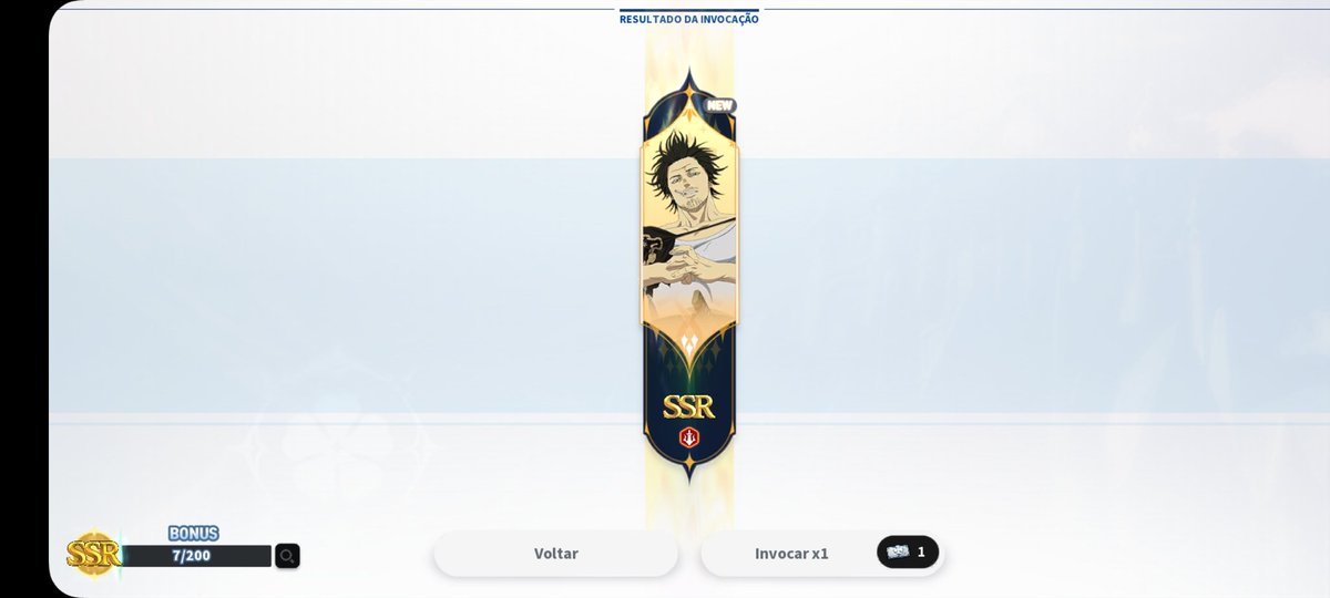 PadperGaming's tweet photo. Tengo mas suerte en la GRATIS diaria que gastando todos mis TICKETS de invocación. 😅 #BlackClover #yami #MobileGaming #Asta #videogames #videojuegos #gamer #blackcloverm https://t.co/anOcvvyn1Z