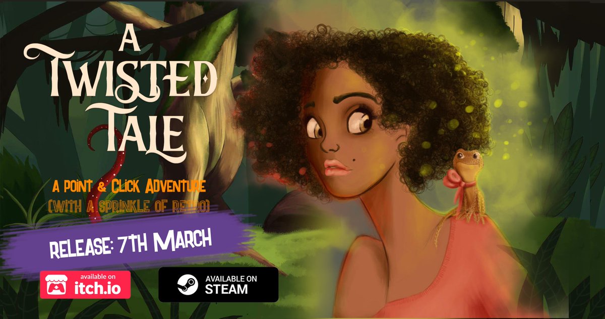 Save the date: Vio's adventure begins on 7th March 2024 on #Steam and #itchio 🥳

I still can't believe it, and you have no idea how nervous I am.😬 Thank you so so much for all your support❤️

#indiegame #gamedev #pointandclick #adventure #adventuregame #solodev #womenintech