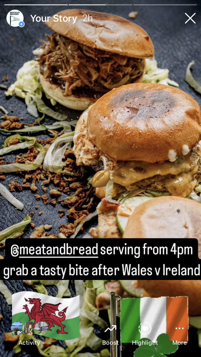 🏉Wales v Ireland @brockley_taproom this pm @meatandbreadlondon from 4pm!