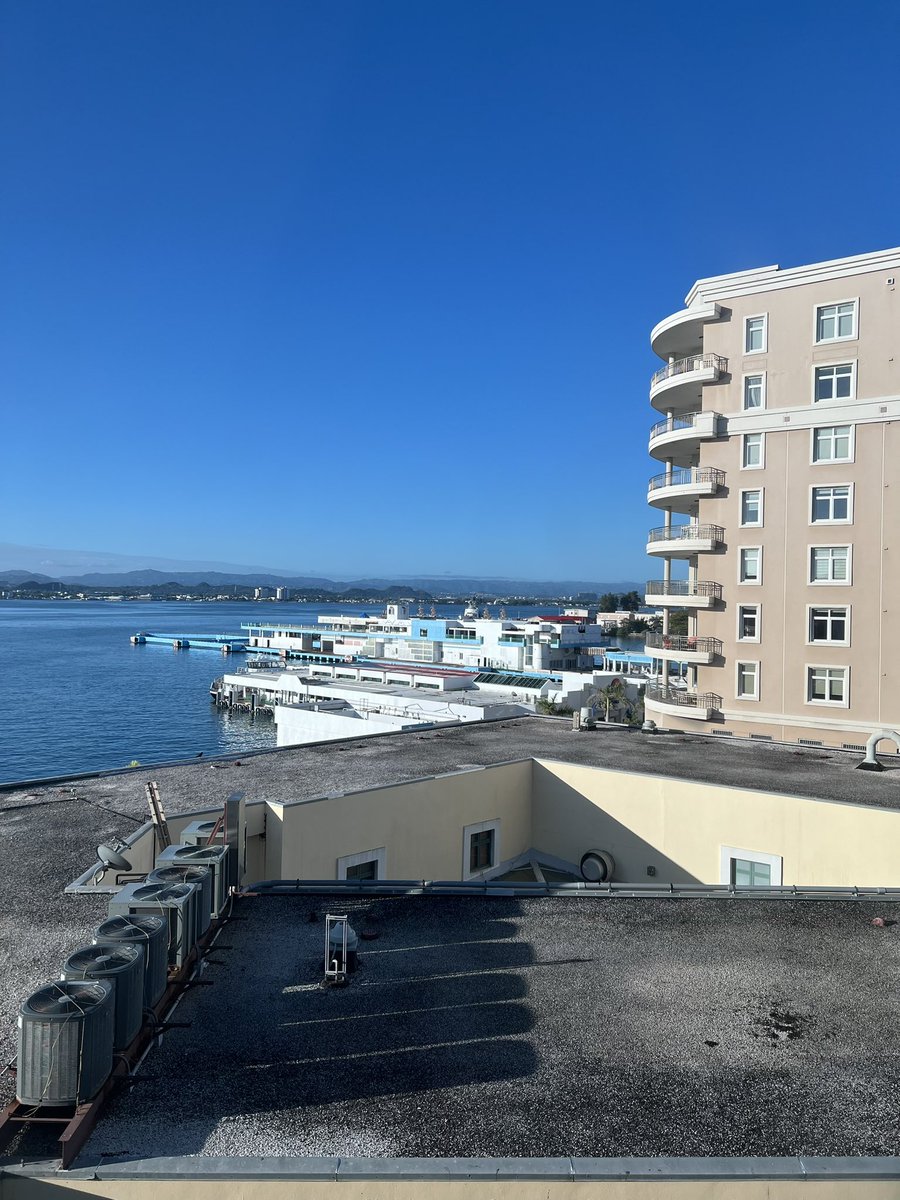 kmo2020's tweet photo. Good Morning from San Juan Puerto Rico. This is the view outside of my hotel room. It was too beautiful not to share. Sorry in advance I’ll be sharing a shit ton of photos from my vacation cruise adventure https://t.co/vYblTAIHYw