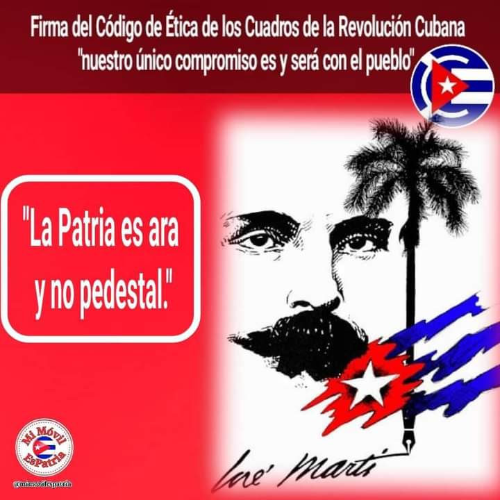 Los cuadros del <a href="/MINCEX_CUBA/">MINCEX🇨🇺</a>🇨🇺❤️,  con la firma del #CódigodeÉtica, reafirmamos nuestro compromiso con el trabajo por nuestro pueblo y que, "Revolución, (…) es no mentir jamás ni violar principios éticos.” #FidelPorSimpre #GenteQueSuma <a href="/DiazCanelB/">Miguel Díaz-Canel Bermúdez</a> <a href="/DrRobertoMOjeda/">Dr. Roberto Morales Ojeda</a> <a href="/MMarreroCruz/">Manuel Marrero Cruz</a>