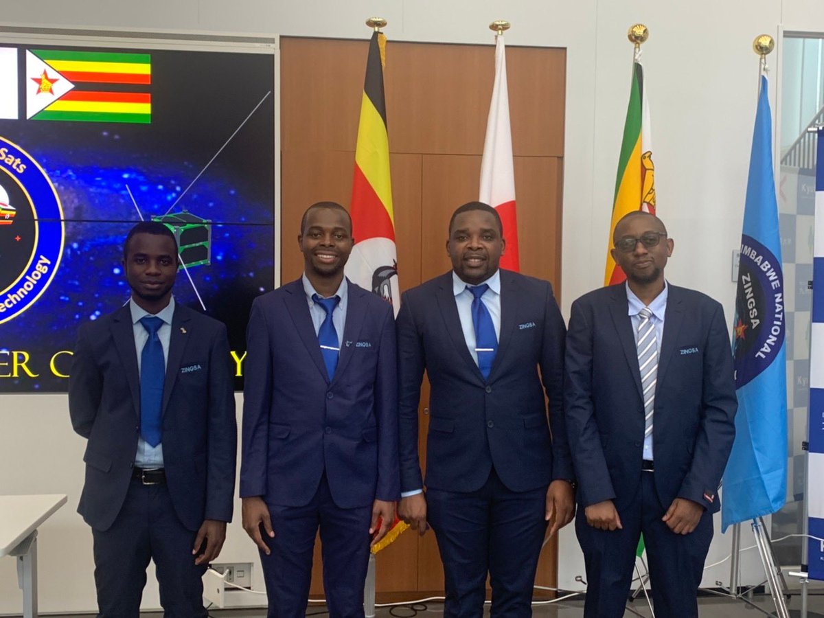 livity_'s tweet photo. God thank you for these engineers whom I worked with tirelessly to built Zimbabwe’s first satellite ZIMSAT-1. An endeavor that few believed in but we believed we would make it. Worked against all odds and we made it. It was a bitter chocolate 🍫 but i can still take another bite. https://t.co/kykENW4ABn