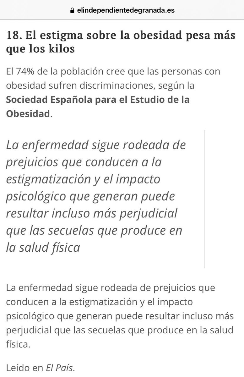 joan carles march (@joancmarch) on Twitter photo •#LIDERAZGO COMPASIVO, un imperativo para el sistema sanitario por <a href="/ivmaroto_nacho/">Nacho Vallejo #cambiahospital</a>
•El #estigma sobre la #obesidad pesa más que los kilos y las personas sufren discriminaciones <a href="/SociedadSeedo/">SEEDO</a>
2 píldoras en mis #CrónicasSanitarias en <a href="/IndeGranada/">El Independiente de Granada</a>
✅elindependientedegranada.es/ciudadania/cro… •#LIDERAZGO COMPASIVO, un imperativo para el sistema sanitario por <a href="/ivmaroto_nacho/">Nacho Vallejo #cambiahospital</a>
•El #estigma sobre la #obesidad pesa más que los kilos y las personas sufren discriminaciones <a href="/SociedadSeedo/">SEEDO</a>
2 píldoras en mis #CrónicasSanitarias en <a href="/IndeGranada/">El Independiente de Granada</a>
✅elindependientedegranada.es/ciudadania/cro…