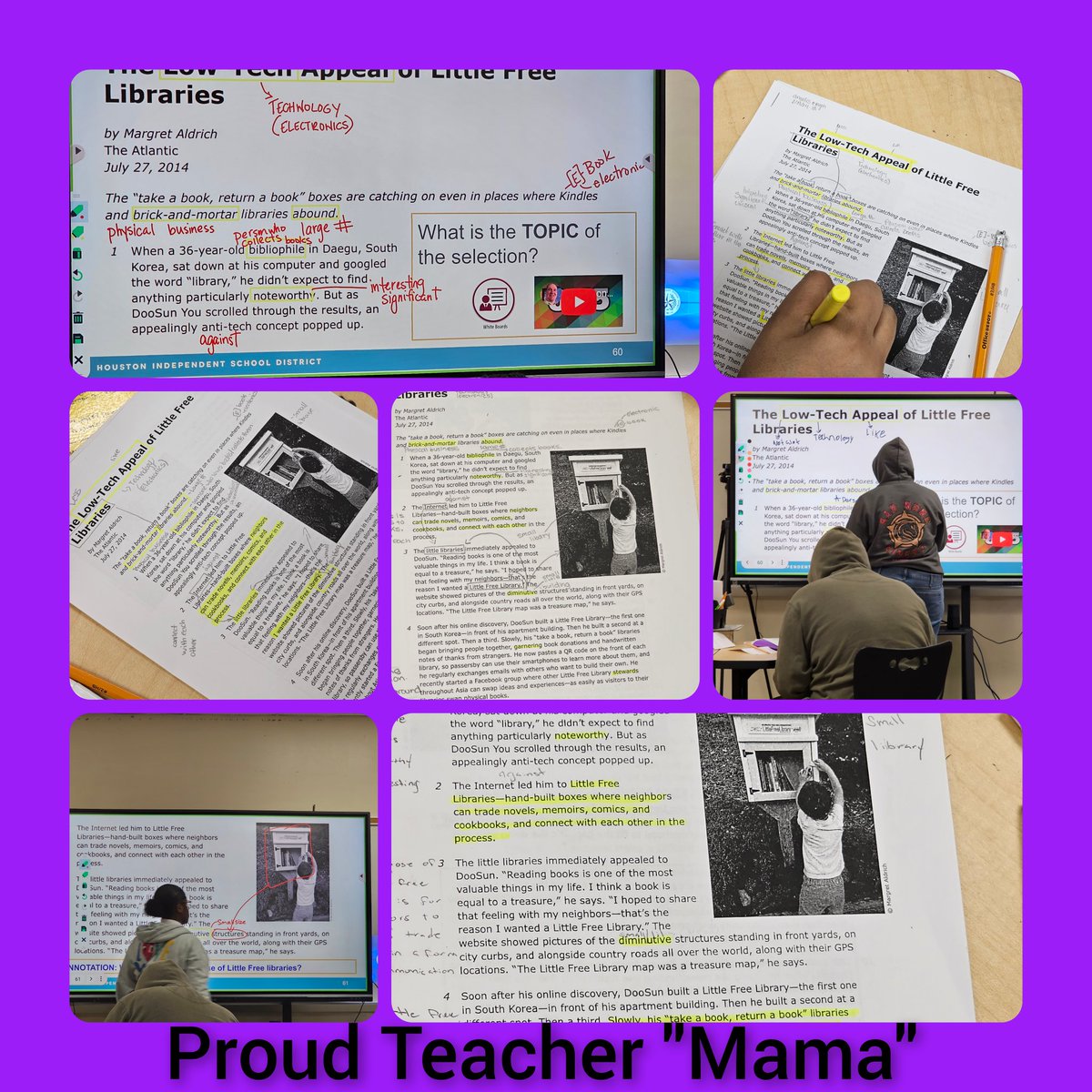 Due to hip issues, constant standing was not possible this week. Some of my students took over to help me out. I couldn't have been prouder as they stepped up for me. 💜
#watchWHEATLEYwork
#soproud