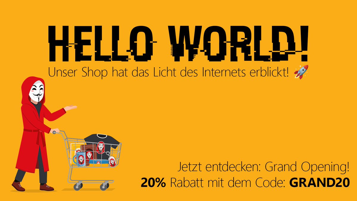 BFreakout's tweet photo. π Frisch gestartet: My Coding Zone! Entdeckt unsere ersten Produkte β Tassen & ein exklusives T-Shirt. π Mit dem Code GRAND20 spart ihr 20% bis zum 03.03.2024. Freut euch auf mehr Vielfalt, die bald kommt! #GrandOpening #DeveloperMerch
π https://t.co/bOnYA3Ggg1 https://t.co/OHjaHs6vE7