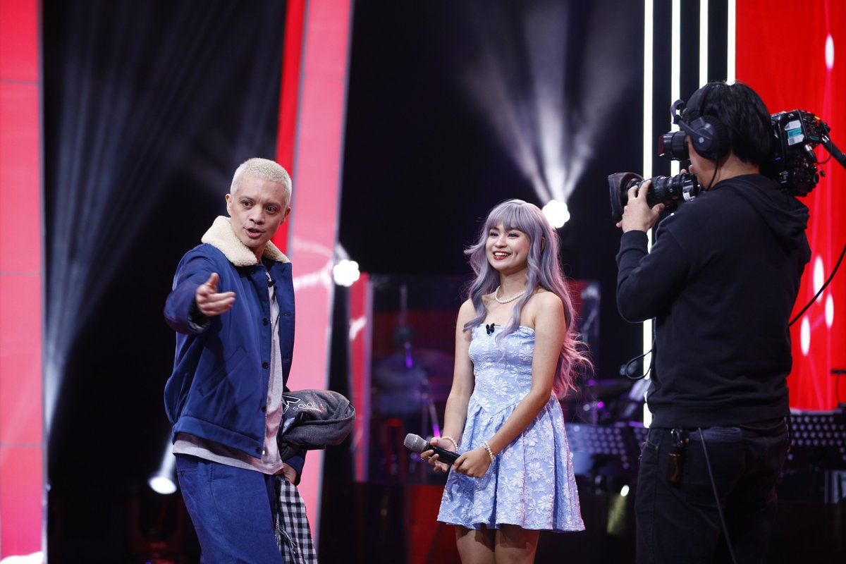 _voiceteensph's tweet photo. ✌🏻 [Blind Auditions] Coach Bamboo is now your "sensei", Allain! | #TVT3Slay https://t.co/XZwDRmqWen