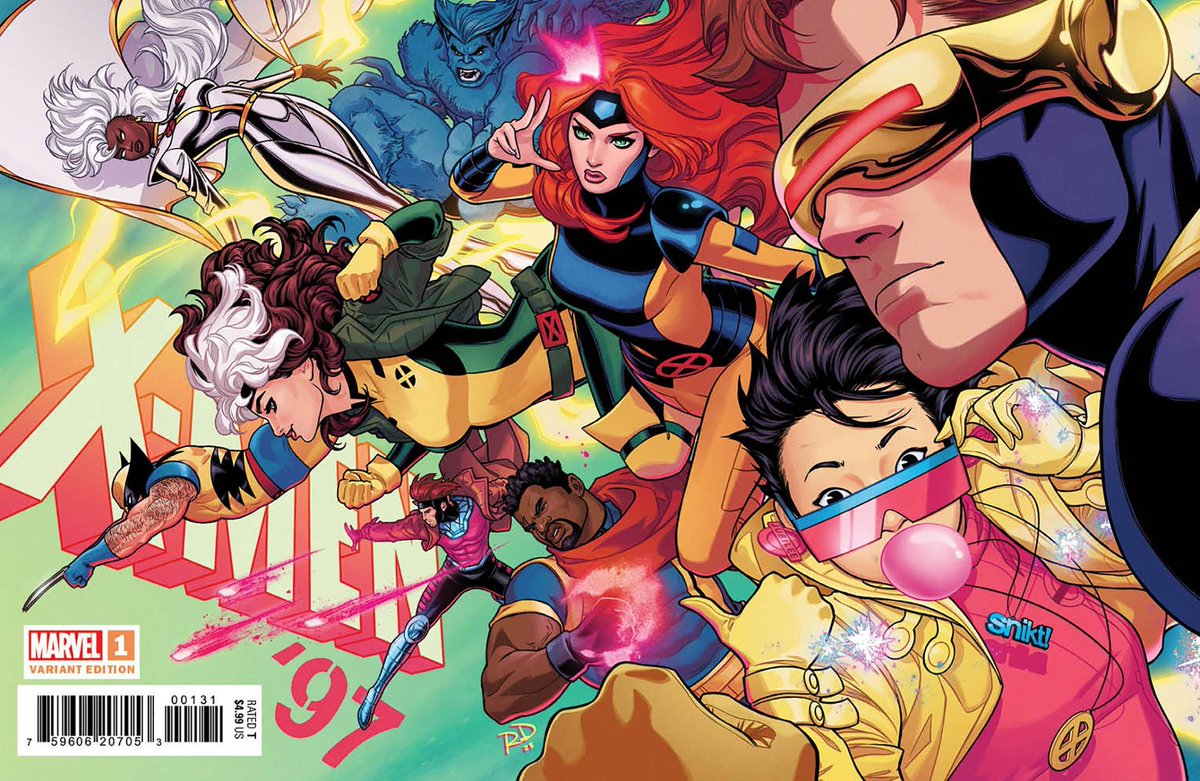 Oh this @rdauterman variant for the upcoming X-MEN '97 #1 (Which is a prequel to the new show!) is pitch perfect! On FOC this weekend, get your pre-order in by logging into your Comichub account and using the link below customer.comichub.com/Filters/Detail…