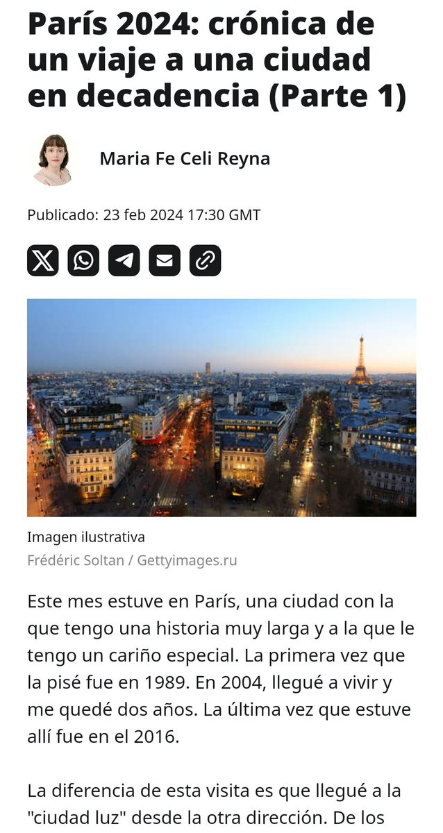Amigos, les cuento que estuve en París. El motivo de mi viaje fue familiar. Por eso, cerré la cuenta unos días para reducir mi tiempo en línea, pero la mente analítica no descansa y escribí una crónica de mi viaje que saldrá en dos partes. Aquí la primera: