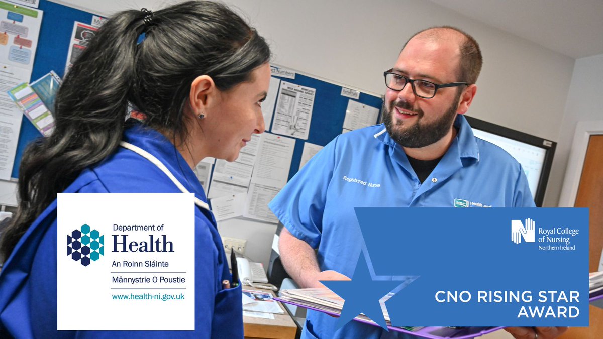 Nominate now for the CNO Rising Star Award sponsored by the Chief Nursing Officer. Is somone qualified less than two years and has stood out as having improved the quality of their own practice and the area they work in. Find out more and apply here: bit.ly/3uLB1c5