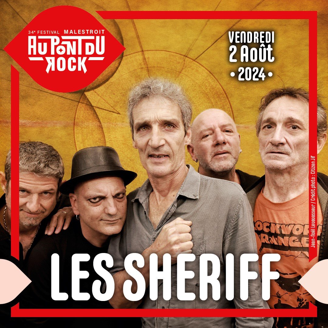 [LES SHERIFF] Après avoir contribué au succès du punk français dans les années 80/90 (souvenirs de 1992🤘) en compagnie d’une scène alternative bouillonnante Bérurier Noir, Parabellum, etc... Les Sheriff viendront fêter leurs 40 ans de carrière au festival ! Indémodable !