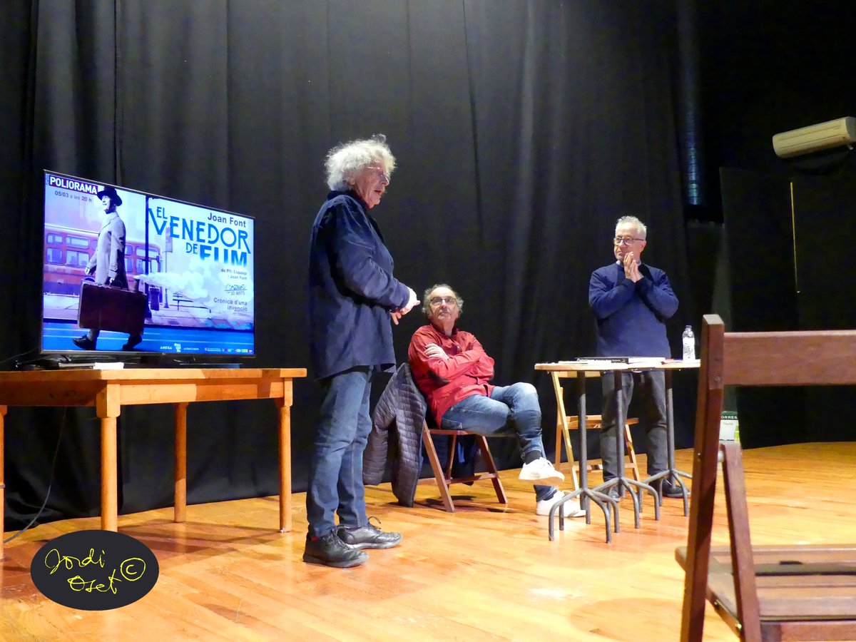 JordiPitti's tweet photo. El Venedor de Fum ...Crònica d'una invenció.
Al @teatrepoliorama el 5 de març de 2024. #JoanFont i #PitiEspañol 50 Anys de Comediants. @AnexaTeatre
https://t.co/66X8ipyTCj https://t.co/UghaLDEvhL