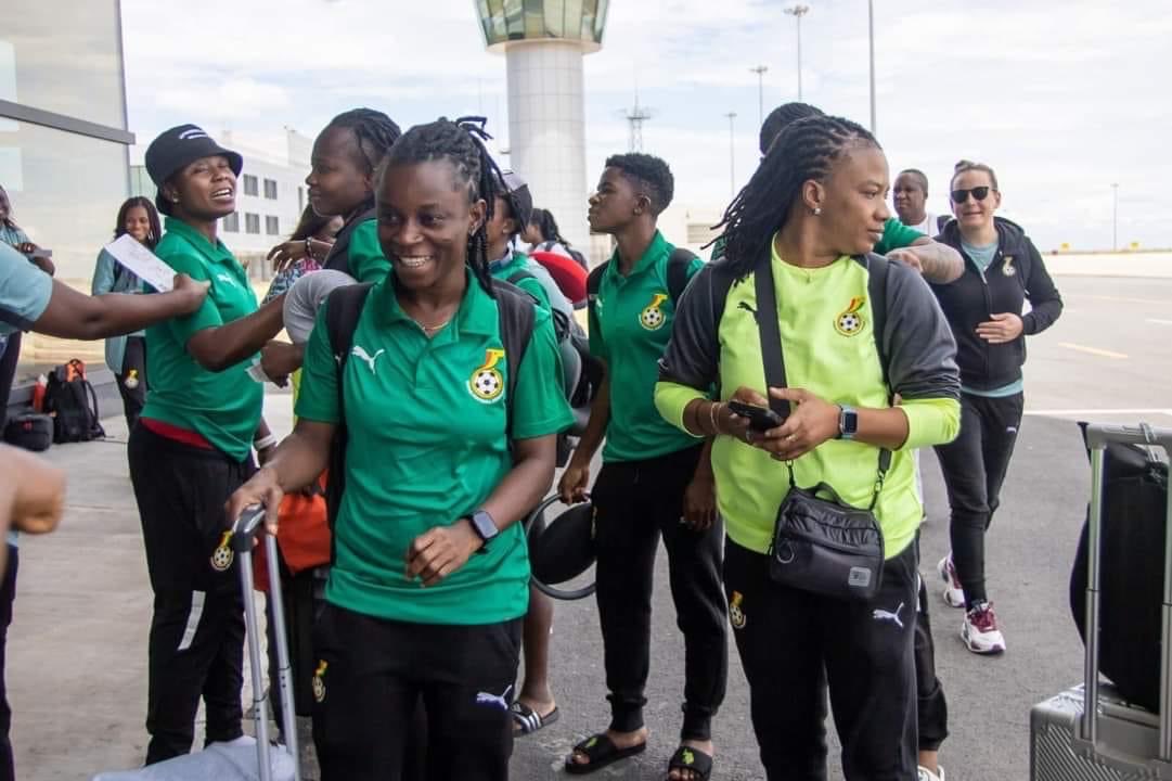 SarfoAlex8's tweet photo. Black Queens have touched down in Zambia 🇿🇲 Ndola for the second leg. https://t.co/pyK4wGGzfX