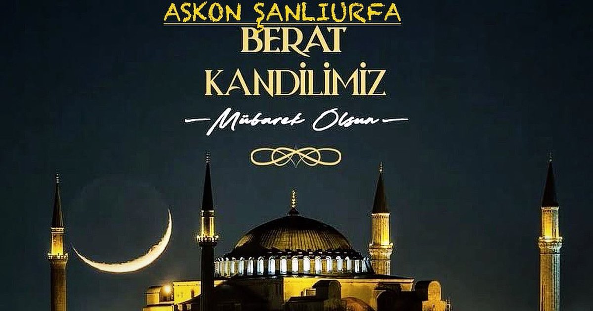 11 Ayin Sultani Ramazan-I Serif'in müjdecisi Berat Kandilimiz mübarek olsun.
Leyle-i Berat, tüm islam Aleminde birlik ve beraberlige vesile olsun.