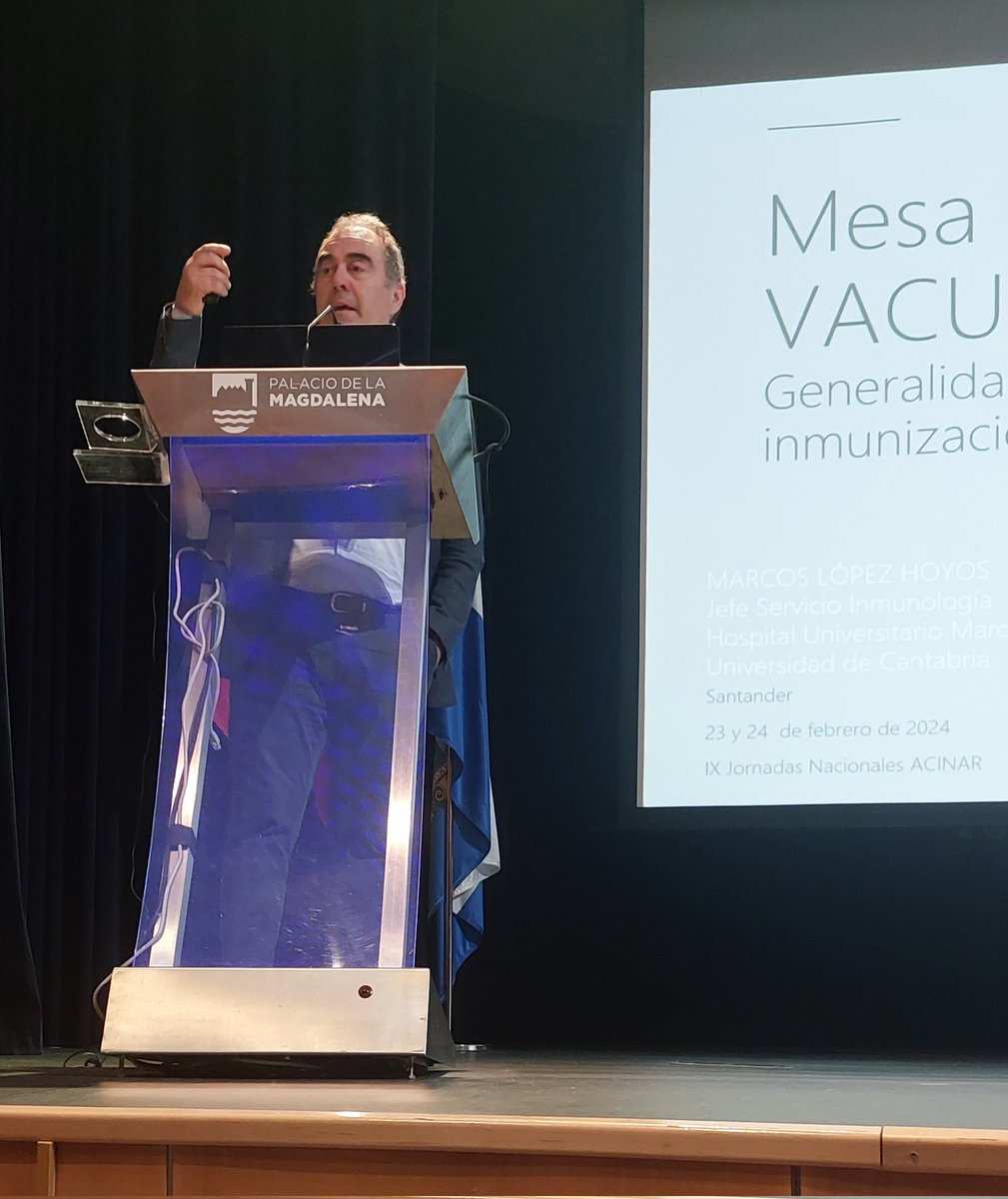 Importancia de la inmunoterapia 💉en el paciente respiratorio 🫁 Dr. Marcos López Hoyos <a href="/MarcosLopezHoy2/">Marcos Lopez Hoyos</a> . IX Jornadas <a href="/Acinar_resp/">Acinar</a> #inmunoterapia #EPOC #asma #inmunitario