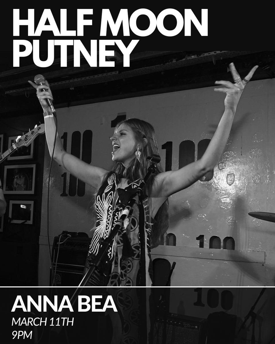 I am SO excited to be playing @HalfmoonPutney on March 11th. It’s such an iconic London venue to perform at, musicians like @RollingStonesMX, @KateBushMusic & @edsheeran have played on their stage! Get ready to rock n roll! Grab tickets here: tickets.halfmoon.co.uk/events/a5e93ca…