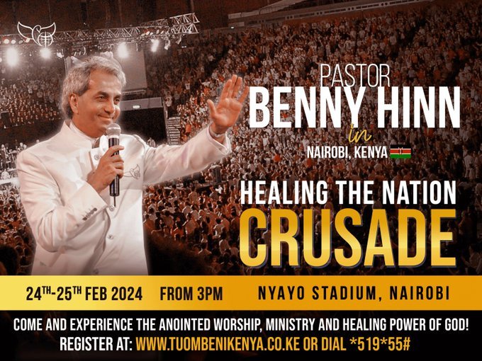 GELTLOG's tweet photo. Benny Hinn is a blatant heretic, a false prophet and a charlatan.
That man needs deliverance!
Don't waste your time in such crusades. #BennyHinnCrusadeKE 
#BennyHinn https://t.co/wEeSEFNkNz